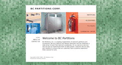 Desktop Screenshot of bcpartitions.com